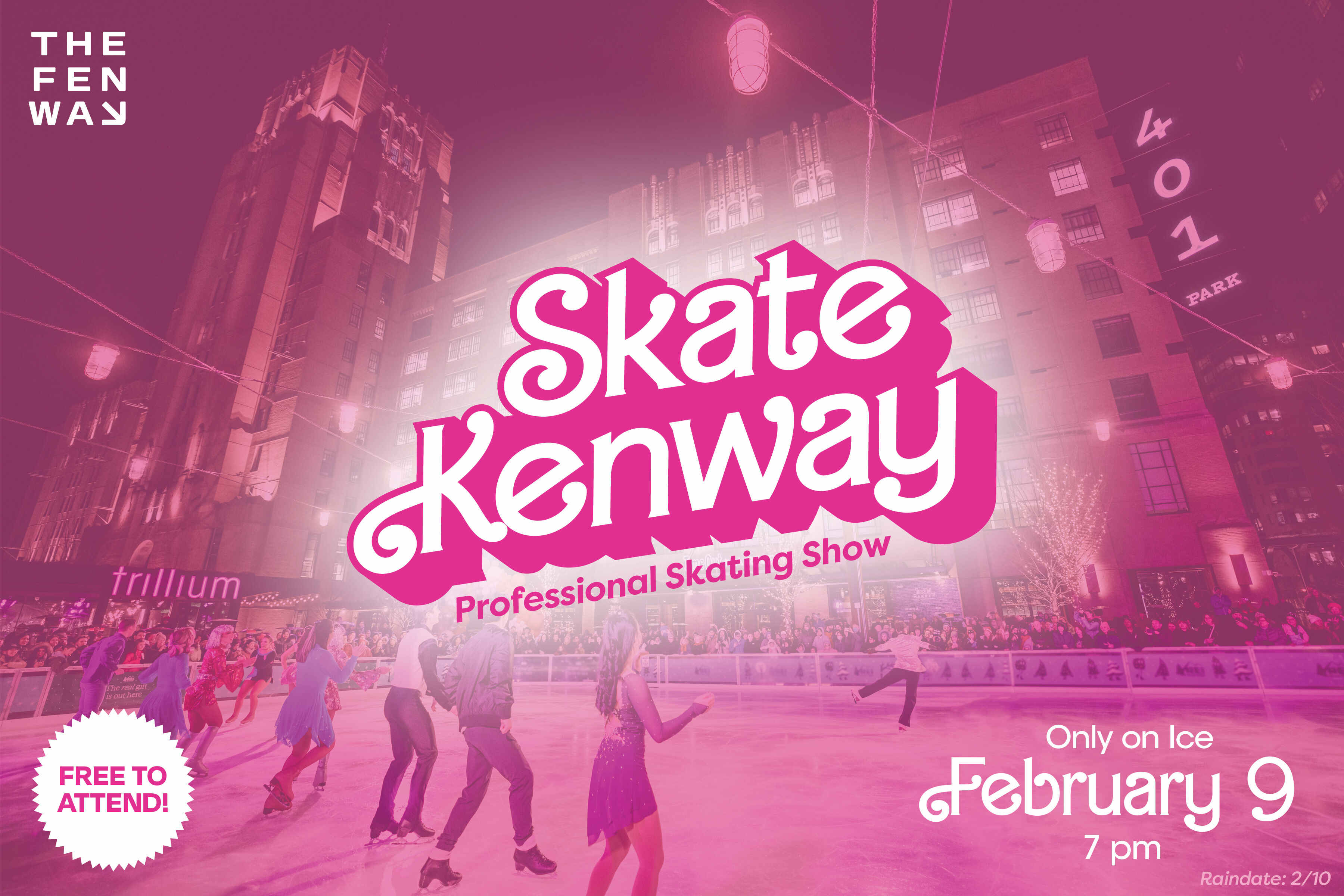 The Pink Rink In The Fenway ⛸️ Your Ticket to a Rosy Skating Soiree